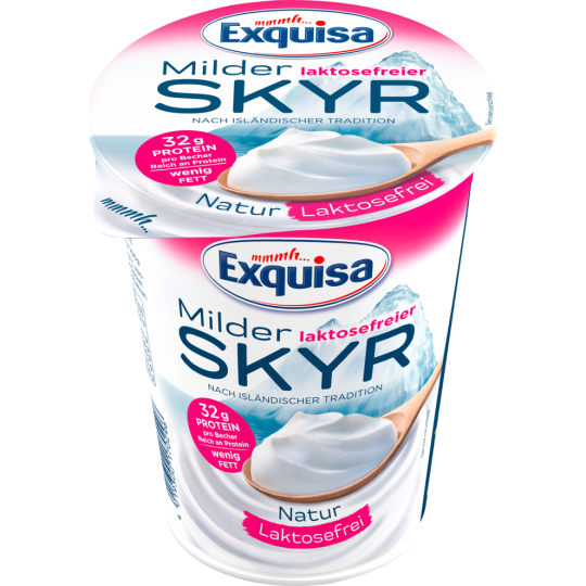 Exquisa Milder Skyr Natur Laktosefrei 375g