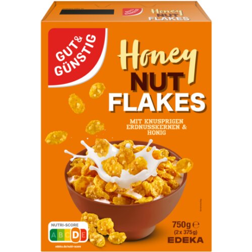 GUT&GÜNSTIG Honey Nut Flakes 750g