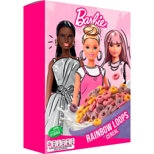 Barbie Rainbow Loops Cereal 350g