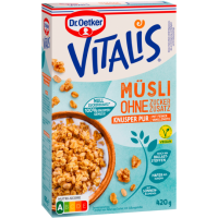 Dr.Oetker Vitalis ohne Zuckerzusatz Knusper Pur 420g