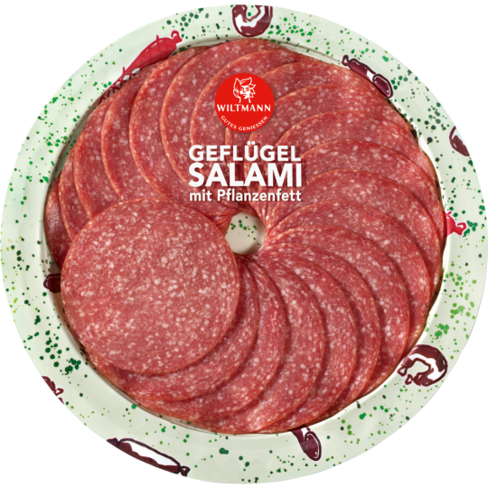 Wiltmann Geflügel Salami mit Pflanzenfett 80g