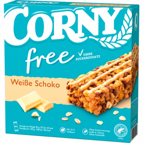 Corny free Weisse Schokolade 6er 120g