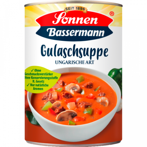 Sonnen Bassermann Meine Herzhafte Gulaschsuppe "Ungarische Art" 400ml