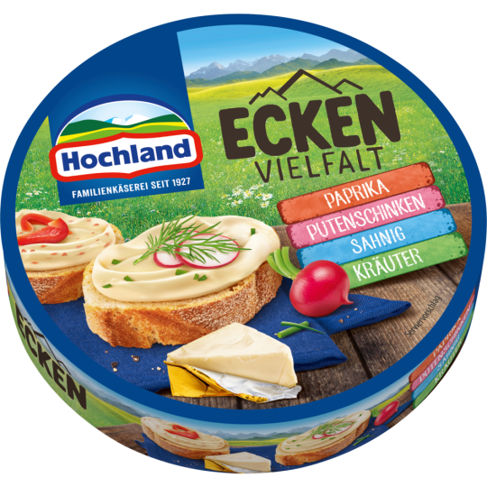 Hochland Käse Ecken 4 Sorten Rahmstufe 200g