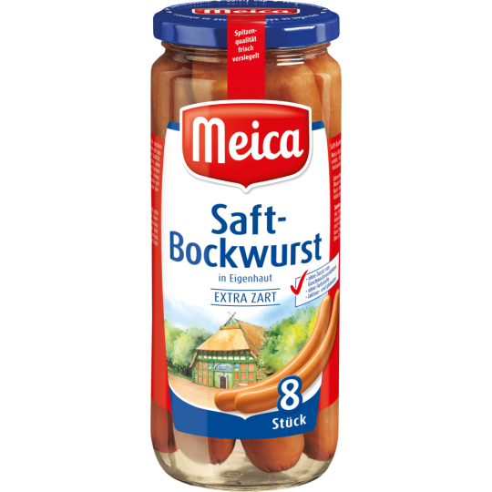 Meica Saft-Bockwurst 8er extra zart 540g