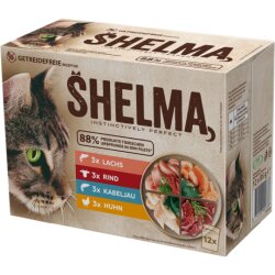 Shelma Meat Fish 12x85g