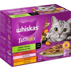 Whiskas Tasty Mix Chefs Choice in Sauce 12x85g