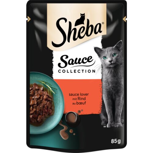 Sheba Sauce Collection Lover mit Rind 85g