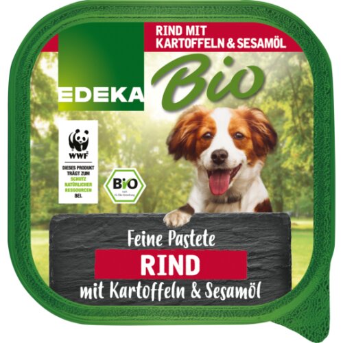 Bio EDEKA Hund Rind mit Kartoffeln&Sesamöl 150g