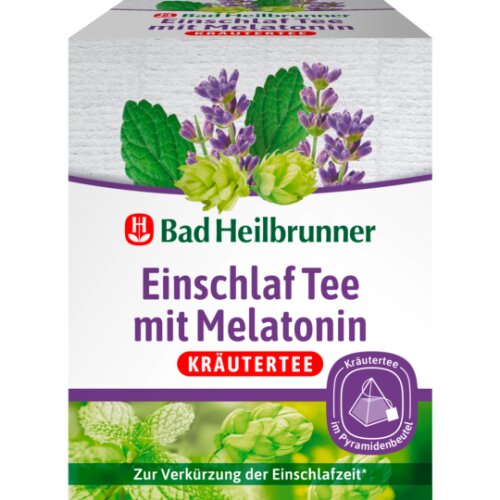 Bad Heilbrunner Einschlaf Tee mit Melatonin 12ST 27,12g