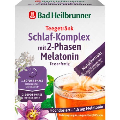 Bad Heilbrunner Schlaf-Komplex mit 2-Phasen Melatonin 10ST 10g