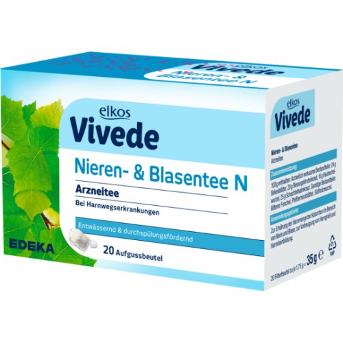 EDEKA elkos VIVEDE Nieren-Blasentee N 20ST 35g