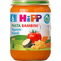 Bio Hipp Pasta Bambini Rigatoni Napoli 190g