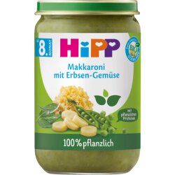 Bio Hipp Makkaroni mit Erbsen-Gemüse 220g
