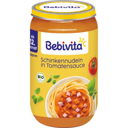 Bio Bebivita Schinkennudeln in Tomatensauce 250g