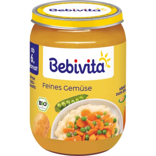 Bio Bebivita Feines Gemüse ab 6.Monat 190g
