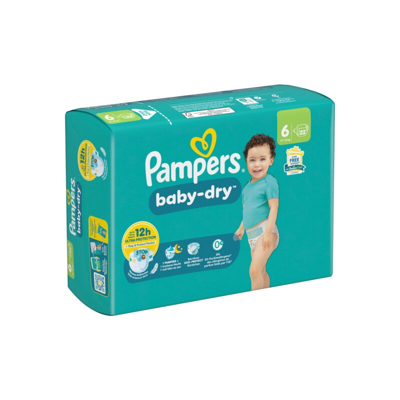 Pampers Baby Dry Windeln Größe 6 - 78 Stück Maxi Produktbild-Vorschau 4