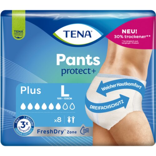 Tena Pants Protect+ Plus L 8ST