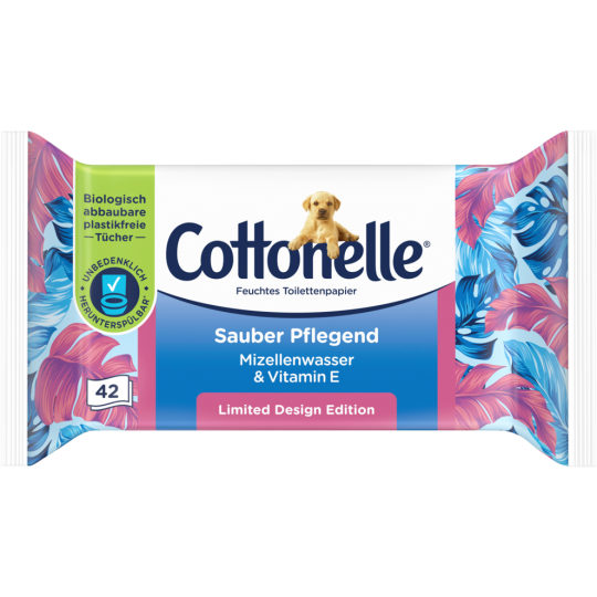 Cottonelle Feuchtes Toilettenpapier Mizellenwasser&Baumwollduft 42ST