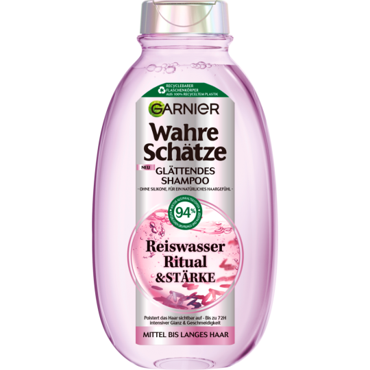 Garnier Wahre Schätze Reiswasser Ritual & Stärke Glättendes Shampoo 250ml