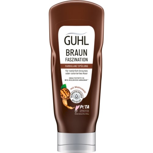 Guhl Farbglanz Spülung Braun Faszination für natürliches oder coloriertes Braun 200ml