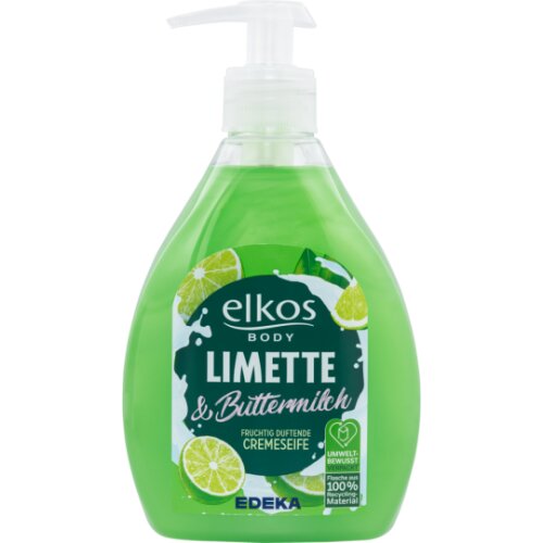 EDEKA elkos Cremeseife Limette & Buttermilch 500ml