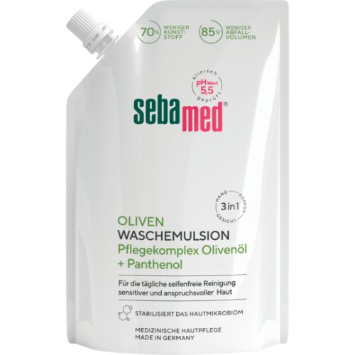 Sebamed Waschemulsion Olive Nachfüllbeutel 400ml
