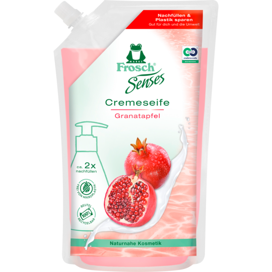 Frosch Cremeseife Senses Granatapfel 500ml