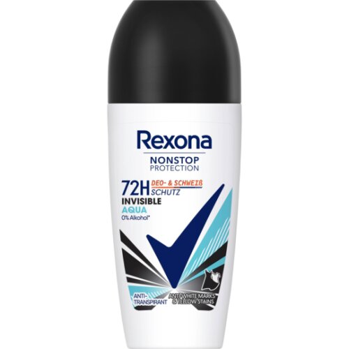 Rexona Nonstop Protection Deo Roll-On Invisible Aqua 50ml