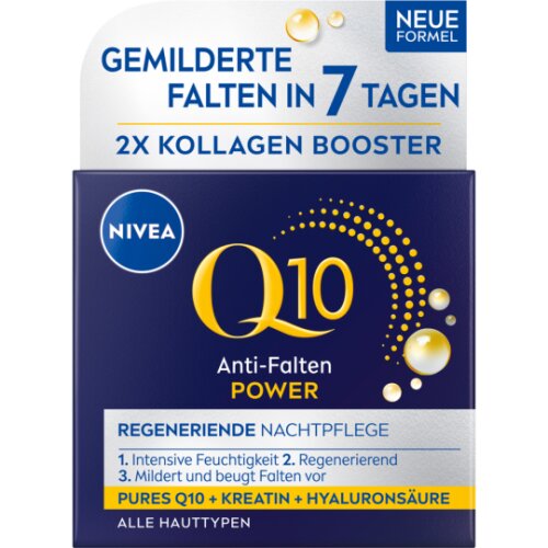 Nivea Q10 Power Anti-Falten Regenerierende Nachtpflege 50ml