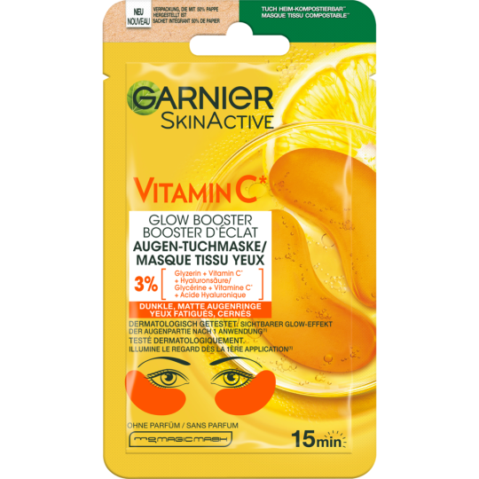 Garnier Tuchmaske Vitamin C Augen 5g