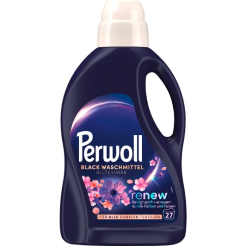 Perwoll Renew Black Waschmittel Blütenmeer 27WL 1,35l