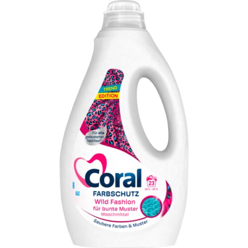 Coral Flüssigwaschmittel Farbschutz für bunte Muster 23WL 1,15l