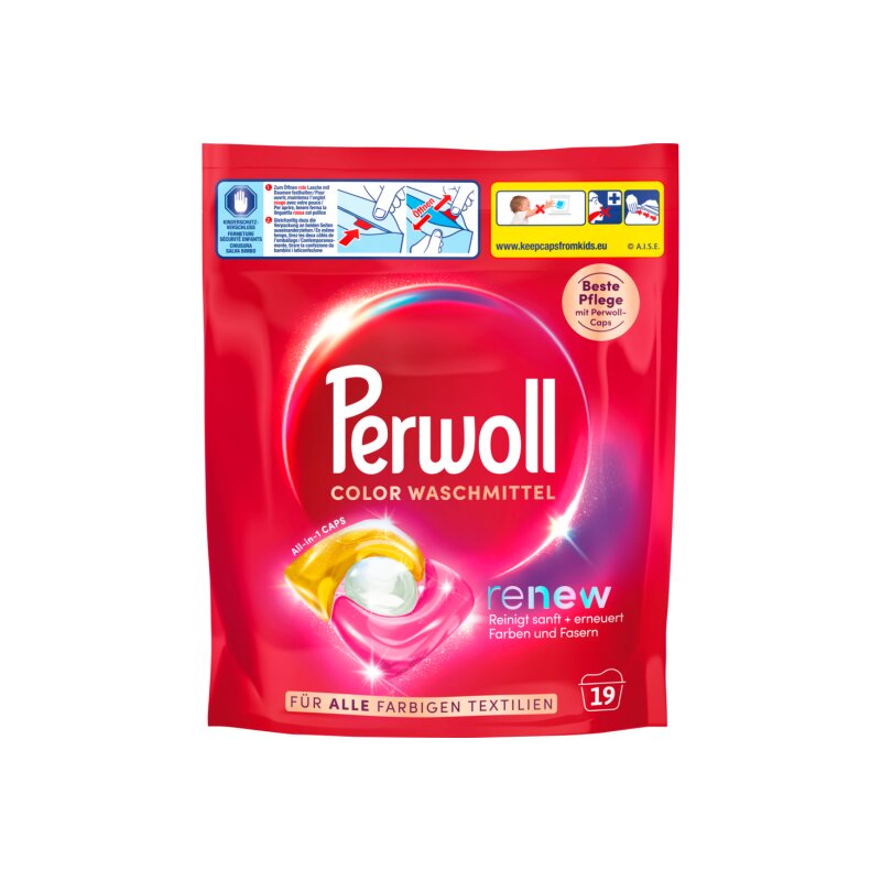 Perwoll All-in-1 Caps Color 19WL 256,5g L