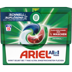 Ariel Vollwaschmittel All-in-1 Pods Universal 15WL 321g