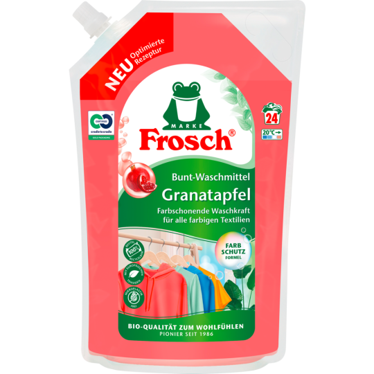 Frosch Bunt-Waschmittel Granatapfel 24WL 1,44l