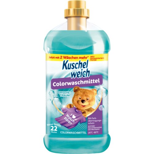 Kuschelweich Colorwaschmittel Frischetraum flüssig 22WL 1,1l