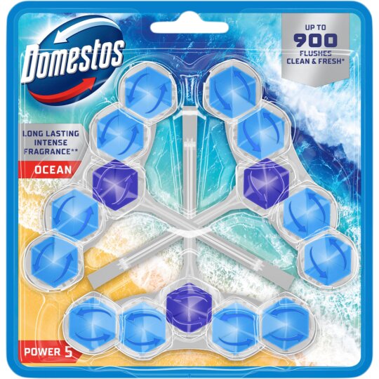Domestos WC-Stein Power 5 Ocean 3x50g