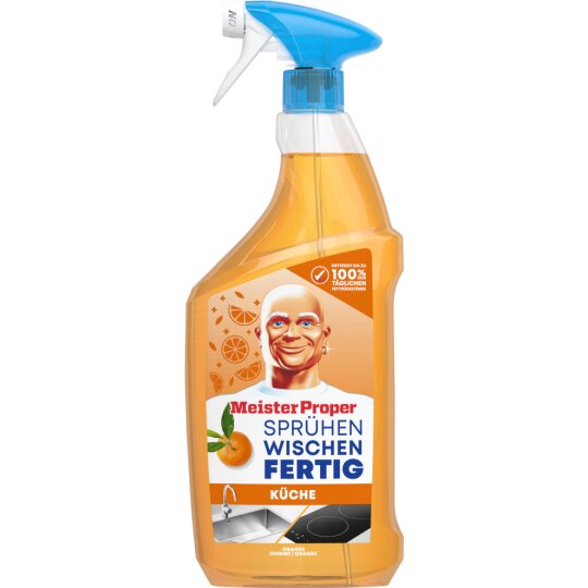 Mr.Proper Allzweckreiniger Sprühen-Wischen-Fertig Spray Küche 800ml