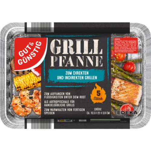 GUT&GÜNSTIG Grillpfanne 5ST