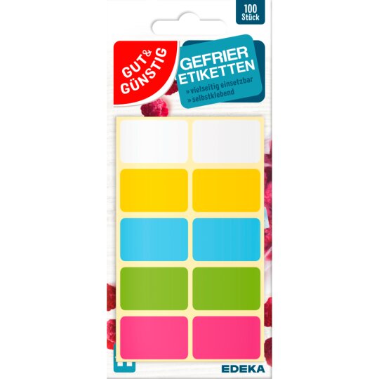 GUT&GÜNSTIG Gefrieretiketten 100ST
