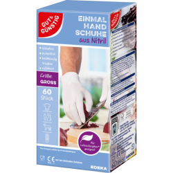 GUT&GÜNSTIG Einmalhandschuhe Nitril weiß...
