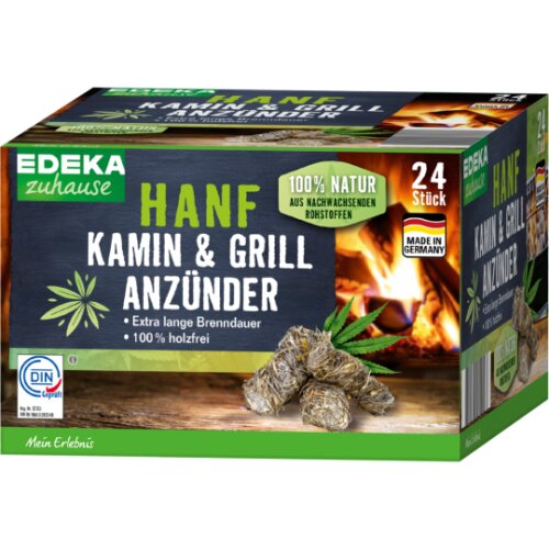 EDEKA zuhause Hanf-Anzündwolle 24ST