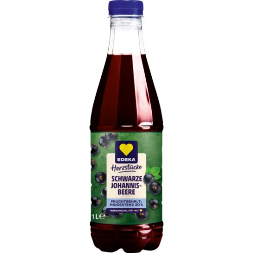Edeka Herzstücke Schwarze Johannisbeere Nektar 6x1l DPG