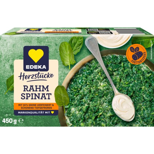 EDEKA Herzstücke Rahmspinat 450g