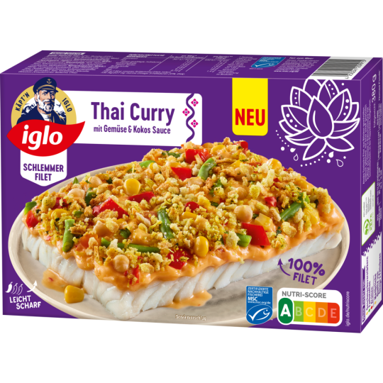 Iglo Schlemmerfilet Thai Curry 380g