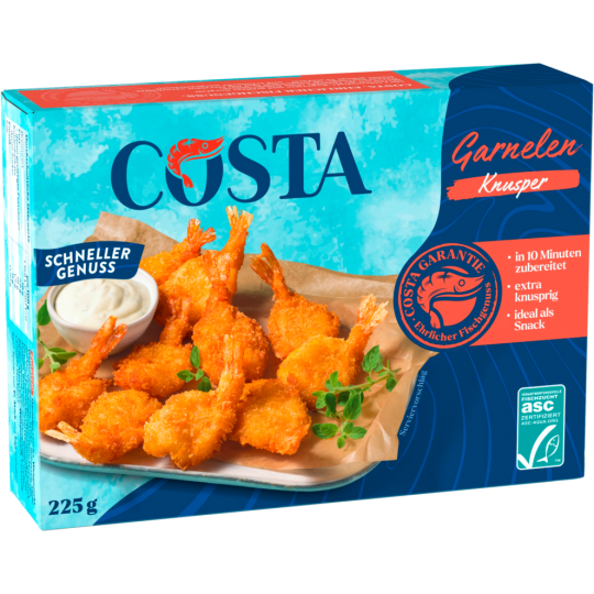 Costa ASC Garnelen Knusper 225g