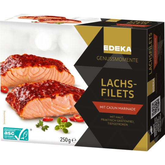 ASC EDEKA Genussmomente Lachsfilets in Cajun Marinade 2x125g