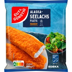 MSC GUT & GÜNSTIG Alaska Seelachsfilet paniert 800g