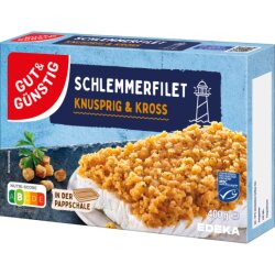 GUT&GÜNSTIG Schlemmerfilet knusprig kross 400g